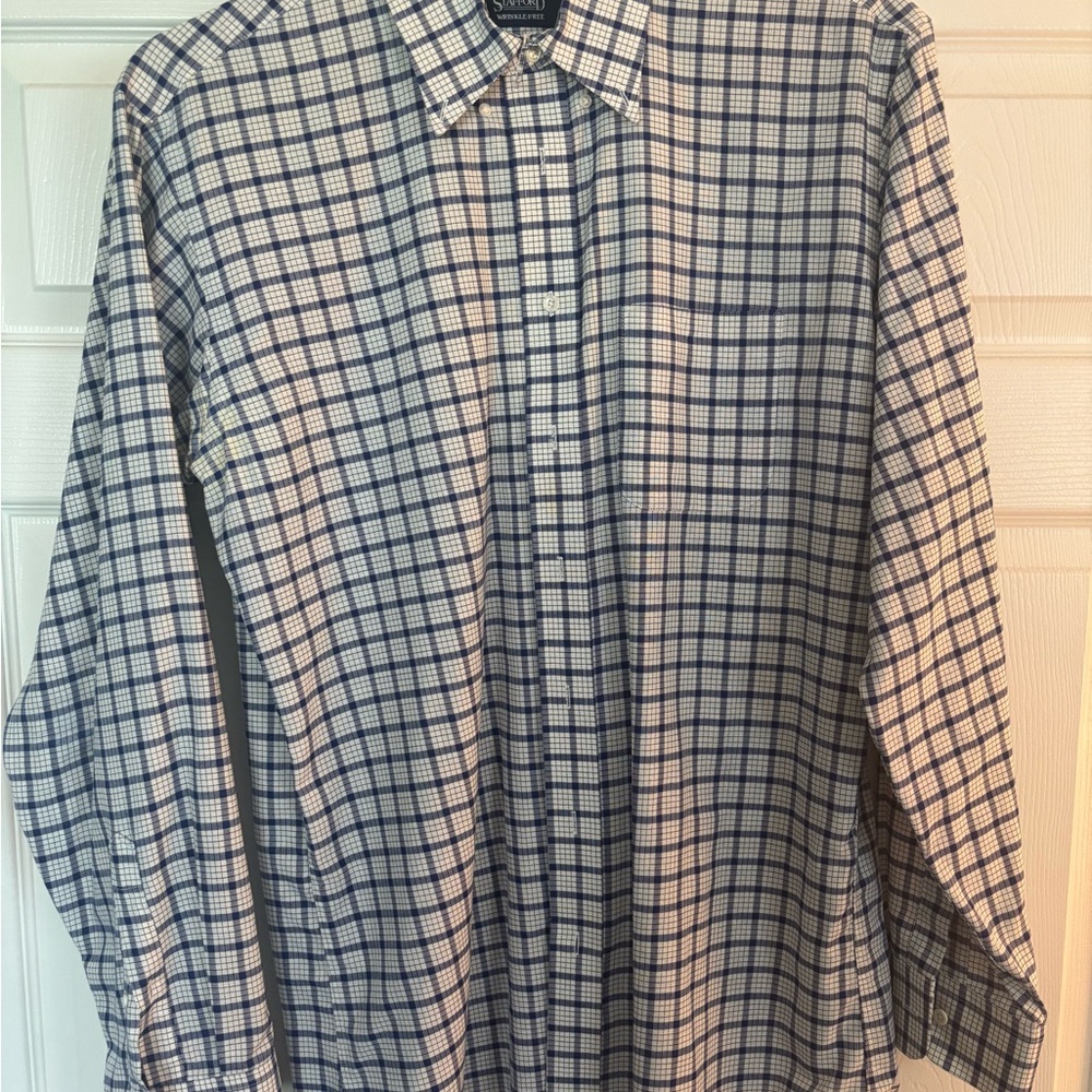 Men's Blue Checkered Shirt